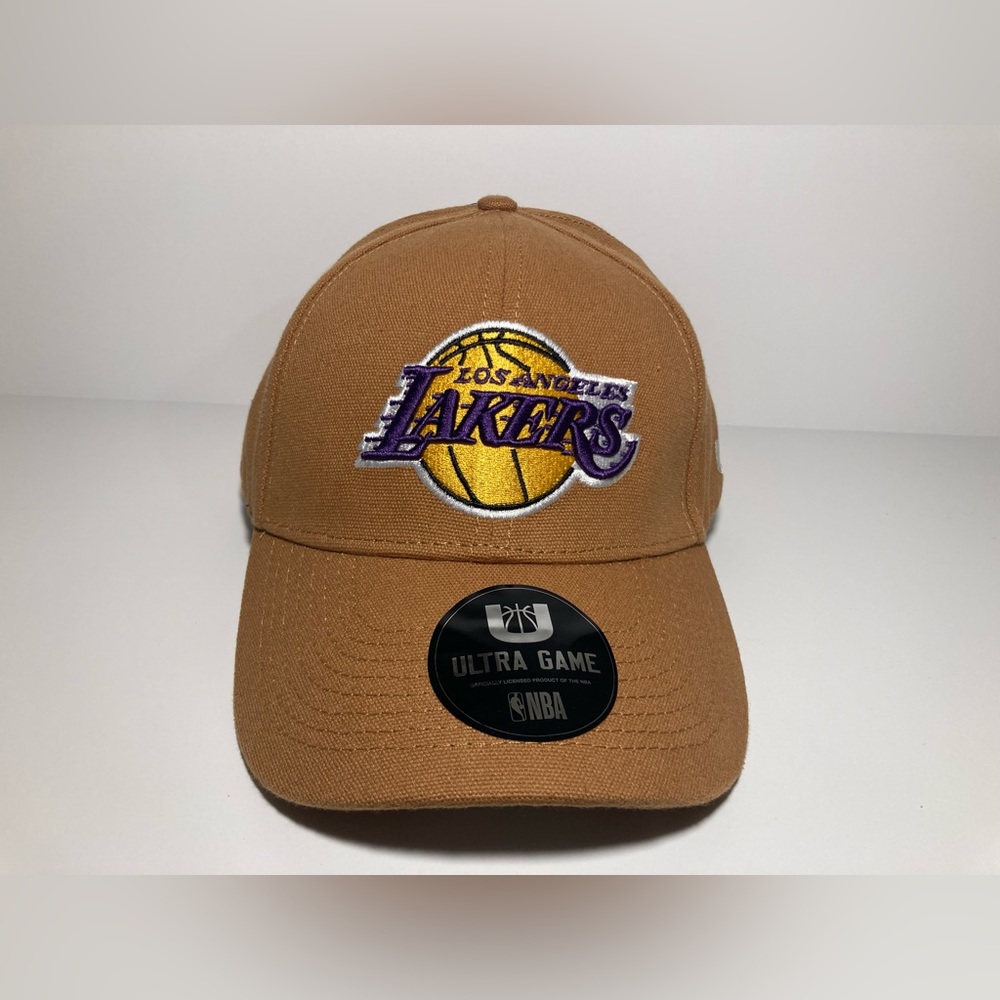 Los Angeles Lakers cap in brown